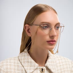 تسوق نظارات طبية بترفلاى جيمي تشو بلون Rose Gold أونلاين.
