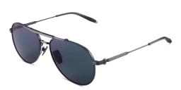 Shop AKONI Hydra Unisex Aviator Sunglasses in Grey online.