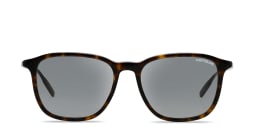 Shop MONTBLANC Square Sunglasses in Havana online.