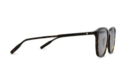 Shop MONTBLANC Square Sunglasses in Havana online.