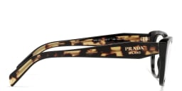 Shop PRADA Cat Eye Eyeglasses in Black online.
