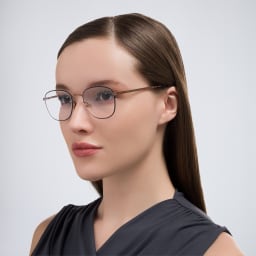تسوق نظارة طبية بإطار دائري للجنسين ميكيتا بلون Grey أونلاين.