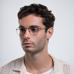 Shop MYKITA Unisex Round Eyeglasses in Grey online.