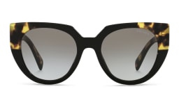 Shop PRADA Cat Eye Sunglasses in Black online.