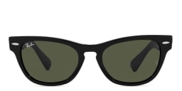 Shop Ray-Ban Laramie Unisex Cat Eye Sunglasses in Black online.