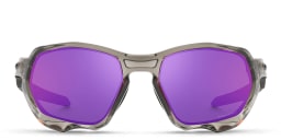 Shop Oakley Oakley Plazma Rectangle Sunglasses in Grey Ink online.