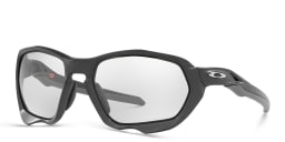 Shop Oakley Oakley Plazma Rectangle Sunglasses in Matte Carbon online.