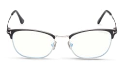 Shop TOM FORD Square Eyeglasses in Matte Black online.