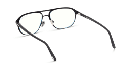 Shop TOM FORD Aviator Eyeglasses MAGRABi exclusive in Matte Black online.