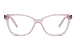 Shop EYE'M Kids Cat Eye Eyeglasses in Nude online.
