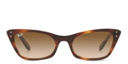 Shop Ray-Ban Cat-Eye Sunglasses in Striped Havana online.