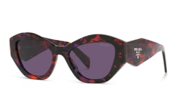 Shop PRADA Cat-Eye Sunglasses in Abstract Orange online.