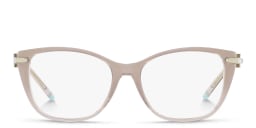 Shop TIFFANY Butterfly Eyeglasses in Beige online.