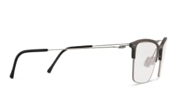 Shop MONOGRAM Half Rim Square Eyeglasses in Grey online.