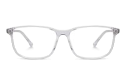 Shop EYE'M Wide Rectangle Eyeglasses in Clear online.