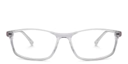 Shop EYE'M Rectangle Eyeglasses in Clear online.
