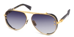 Shop BALMAIN Captaine Unisex Aviator Sunglasses in Gold online.