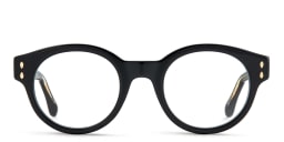 Shop ISABEL MARANT Round Eyeglasses in Black online.