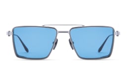 Shop AKONI Sprint-A Unisex Square Sunglasses in Black online.