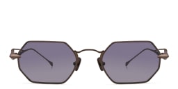 Shop SPILTMILK Hermes Unisex Irregular Sunglasses in Silver online.