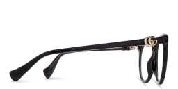 Shop GUCCI GG Cat-Eye Eyeglasses in Havana online.