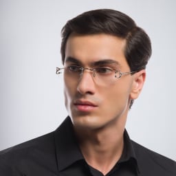 تسوق نظارات طبية سينياتور سي دو كارتييه بدون إطار كارتييه بلون فضي أونلاين.