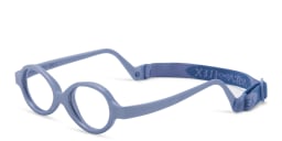 Shop Mira Flex Kids Round Eyeglasses in Blue online.