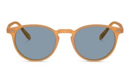 Shop OLIVER PEOPLES Unisex Panthos Sunglasses in Semi-Matte Amber Tortoise online.