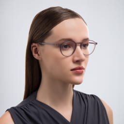 Shop MYKITA Unisex Saga Round Eyeglasses in Grey online.