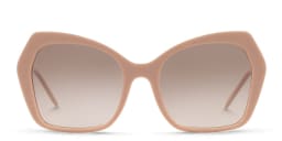 Shop Dolce & Gabbana Butterfly Sunglasses in Nude online.