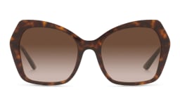 Shop Dolce & Gabbana Butterfly Sunglasses in Gold online.