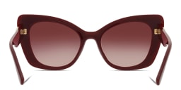 Shop Dolce & Gabbana Cat-Eye Sunglasses in Bordeaux online.