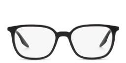 Shop Ray-Ban Unisex Square Eyeglasses in Black online.
