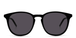Shop GUCCI Round Sunglasses in Black online.