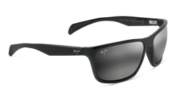 Shop Maui Jim Makoa Rectangle Sunglasses in Black online.