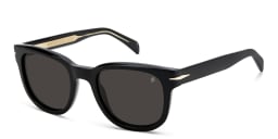 Shop DAVID BECKHAM Square Sunglasses in Black online.