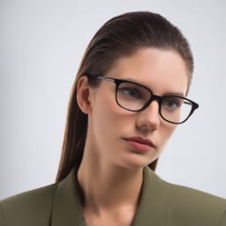 Shop GUCCI Rectangle Eyeglasses in Black online.
