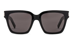 Shop SAINT LAURENT Unisex Square Sunglasses in Black online.