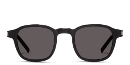 Shop SAINT LAURENT Round Sunglasses in Black online.