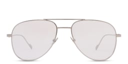 Shop SAINT LAURENT Aviator Eyeglasses in Silver online.