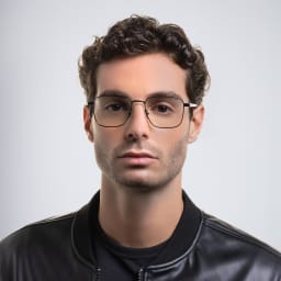 Shop SAINT LAURENT Square Eyeglasses in Black online.