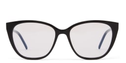 Shop SAINT LAURENT Cat-Eye Eyeglasses in Black online.