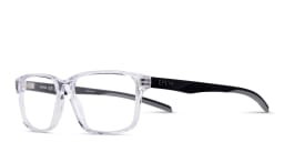 Shop EYE'M Wide Rectangle Eyeglasses in Clear online.