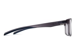 Shop EYE'M Wide Rectangle Eyeglasses in Grey online.