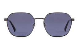 Shop EYE'M Irregular Sunglasses in Silver online.