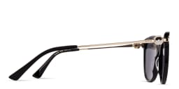 Shop EYE'M Cat-Eye Sunglasses in Black online.