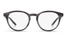 Shop GIORGIO ARMANI Panthos Eyeglasses in Striped Grey online.