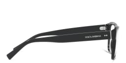 Shop Dolce & Gabbana Square Eyeglasses in Black online.