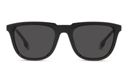 Shop BURBERRY Square Sunglasses in Black online.