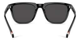 Shop BURBERRY Square Sunglasses in Black online.